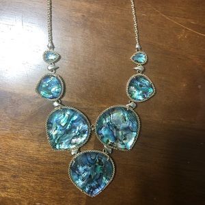 Kendra Scott Abalone Shell Rebecca Necklace